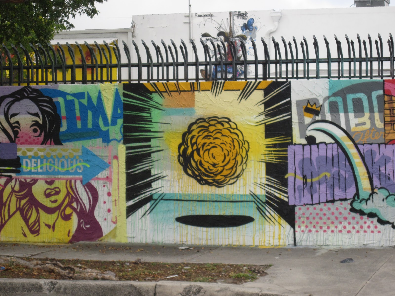 Showing up for the Muse some murals in wynwood