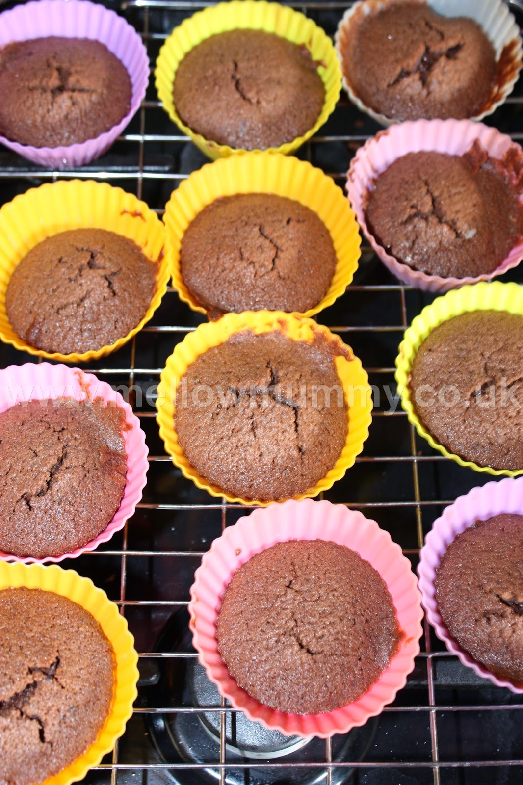 Chocolate Orange Blossom Cupcakes
