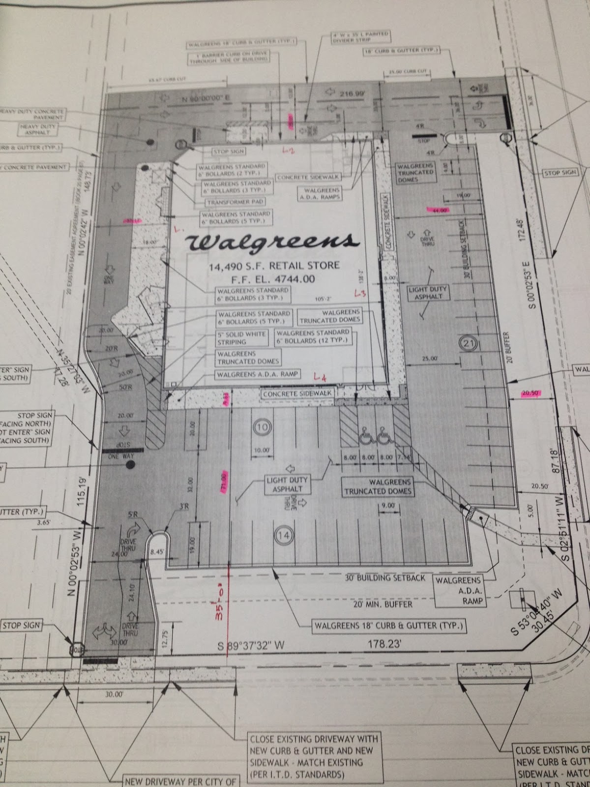 BizMojo Idaho Walgreen's files final building plans with city of I.F.