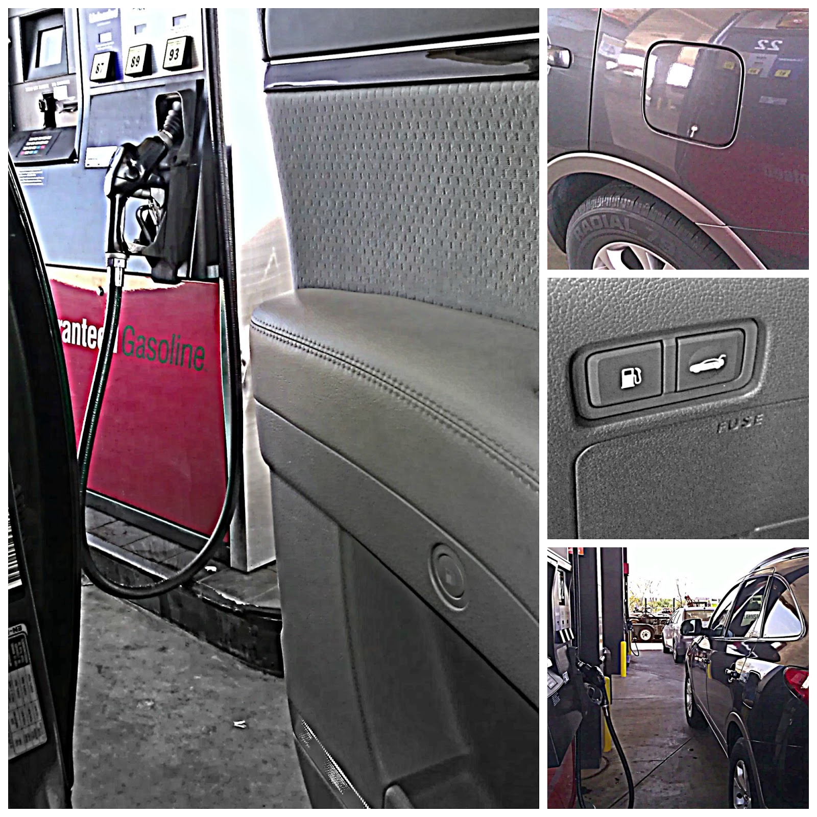 Hyundai Sonata: Opening the fuel filler lid Hyundai Sonata: Opening the fuel filler lid