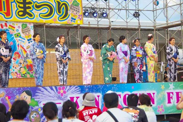 yukatta contest, beautiful summer kimonos