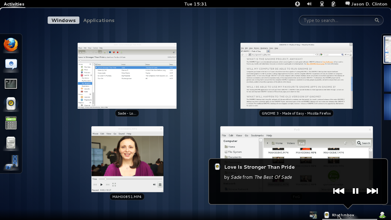 I wanted to give GNOME 3.0