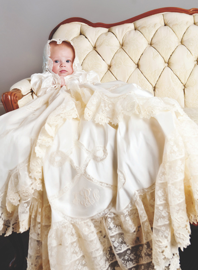 wedding dresses into christening gowns