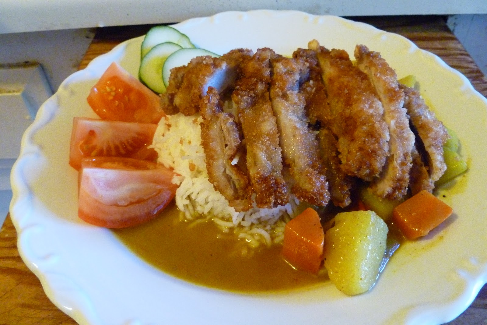 Dapur Komplit Fried Pork Chop with Curry Rice