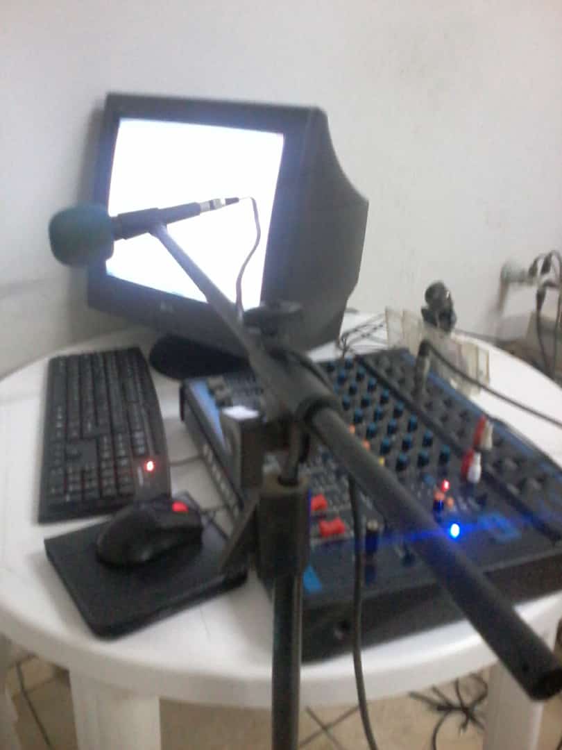 Estudio da Radio Cidade