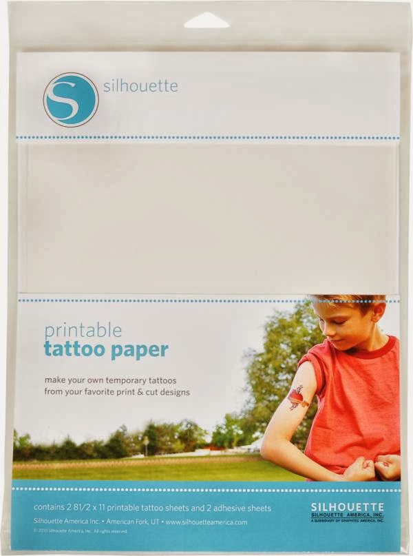 How to Make Temporary Tattoos with your Silhouette and the October