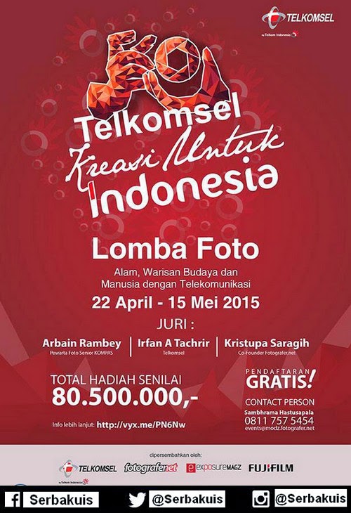 Lomba Foto Telkomsel Kreasi Untuk Indonesia Hadiah 80 Juta+ Lomba Foto Telkomsel Kreasi Untuk Indonesia Hadiah 80 Juta+