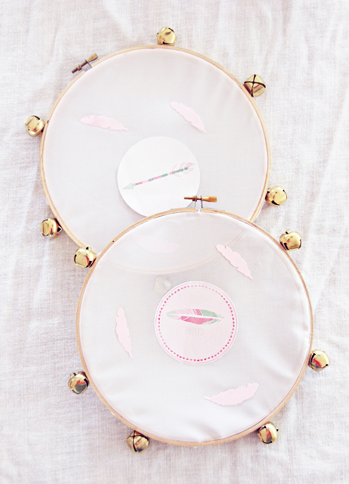 A Bubbly Life DIY Tambourines Boho Inspired