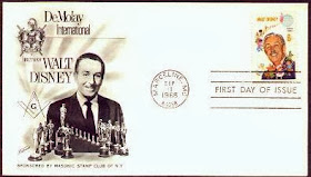 Walt Disney Demolay International FDC