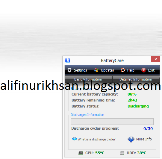 Battery Care Aplikasi untuk Menghemat Baterai Laptop - Free Download ...