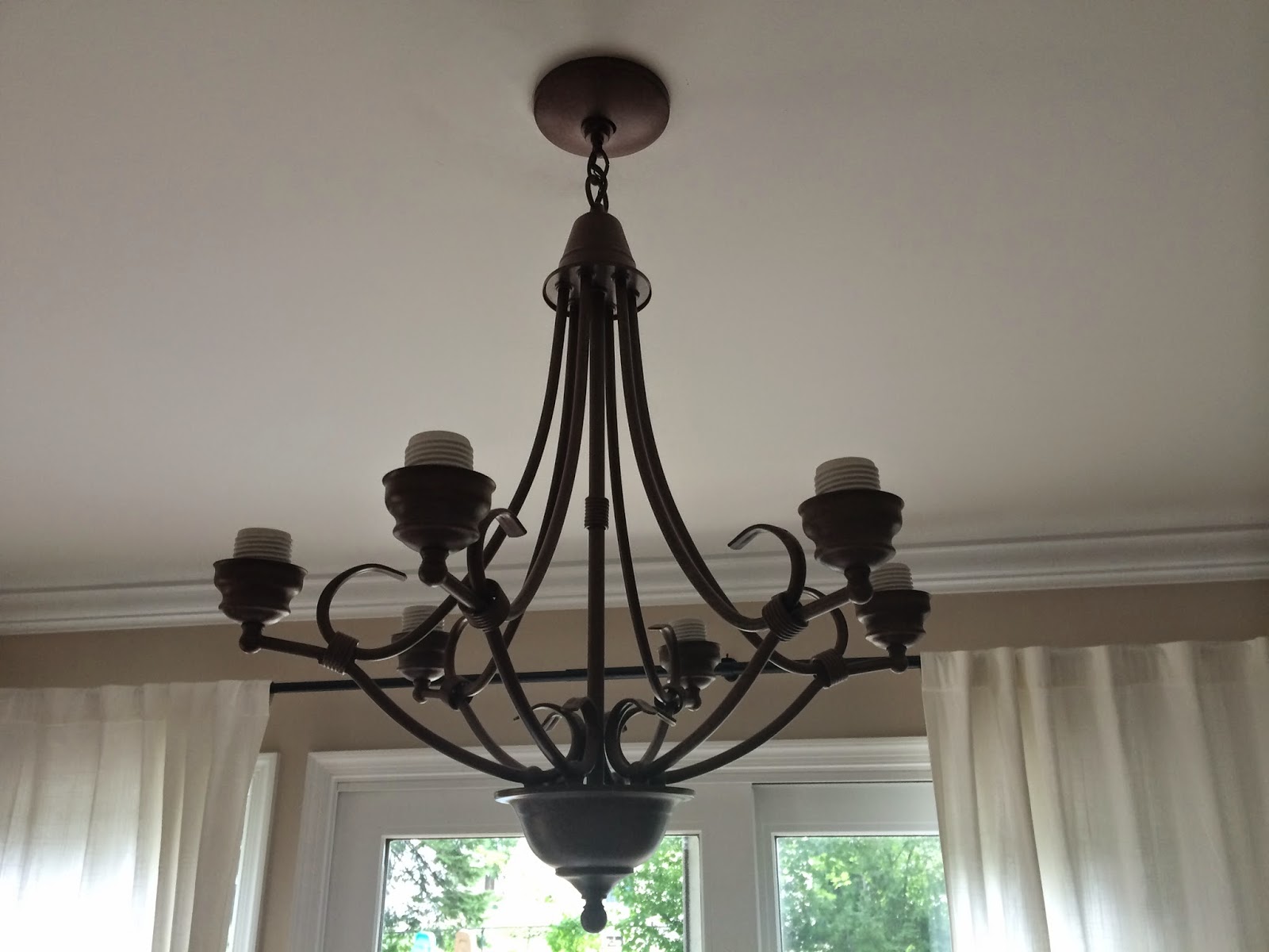Luscious Life & Decor Amazing Chandelier Makeover Using Chalk Paint