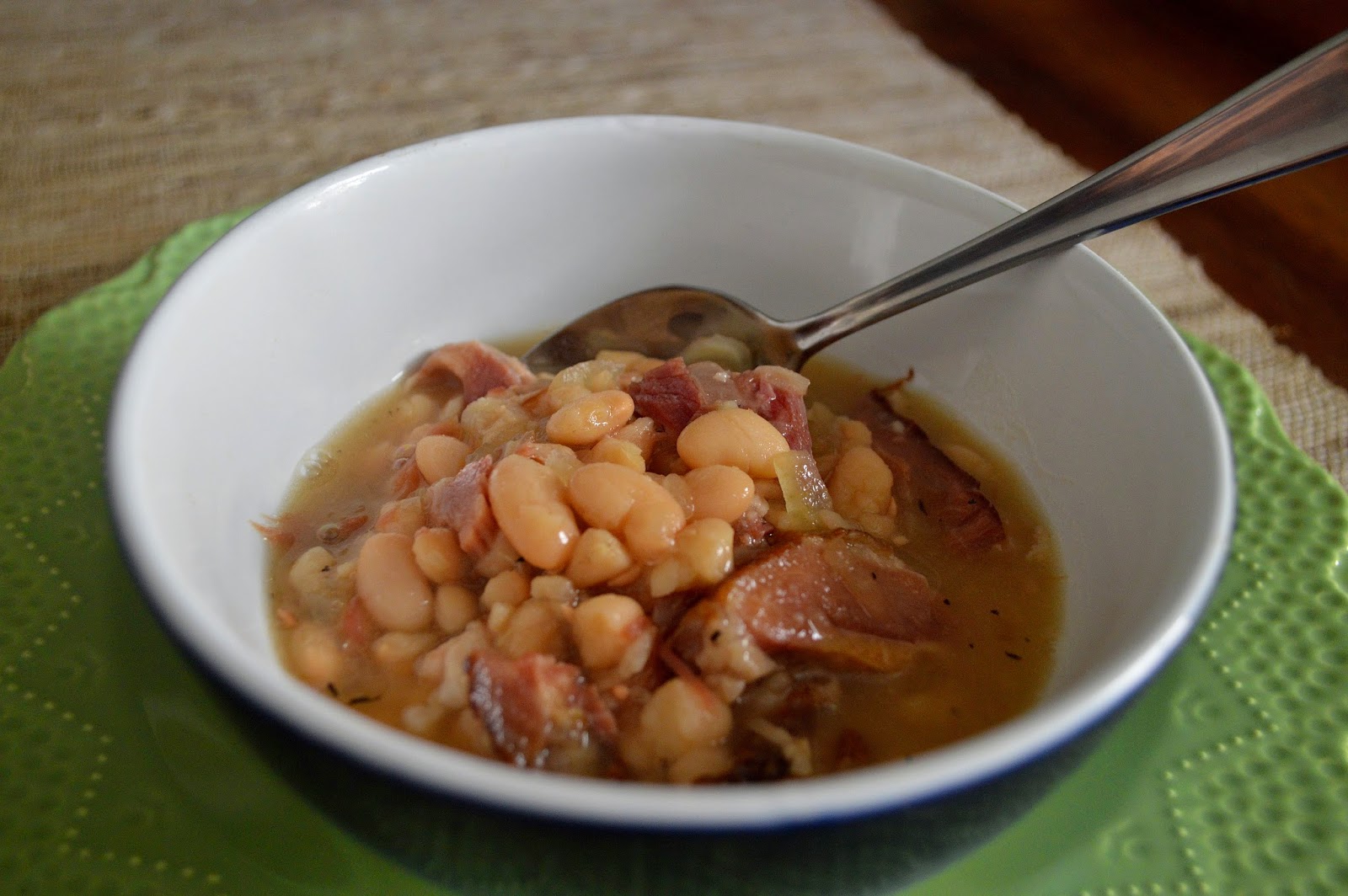 A Sunflower Life SlowCooker Ham and Beans
