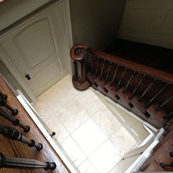 A beautiful staircase installed by an idiot ~