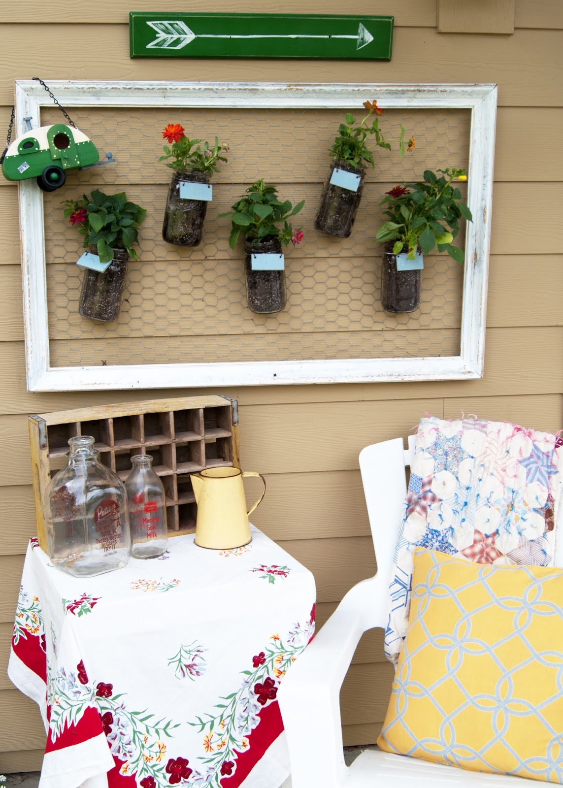 DIY Mason Jar Wall Garden Averie Lane DIY Mason Jar Wall Garden