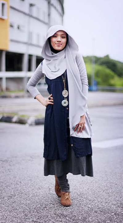 style kaos hijab