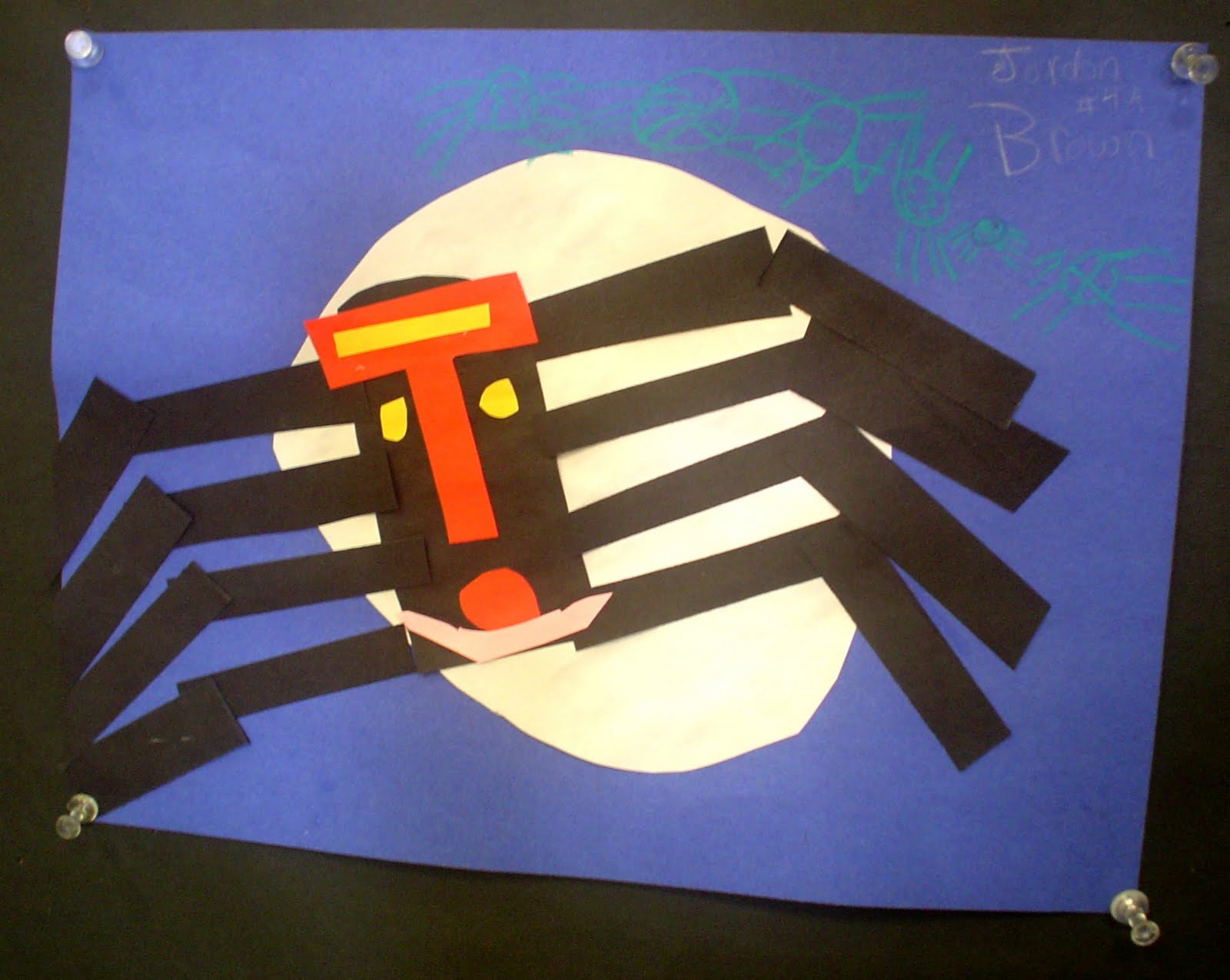 Lessons from the Art Room: Anansi Collages