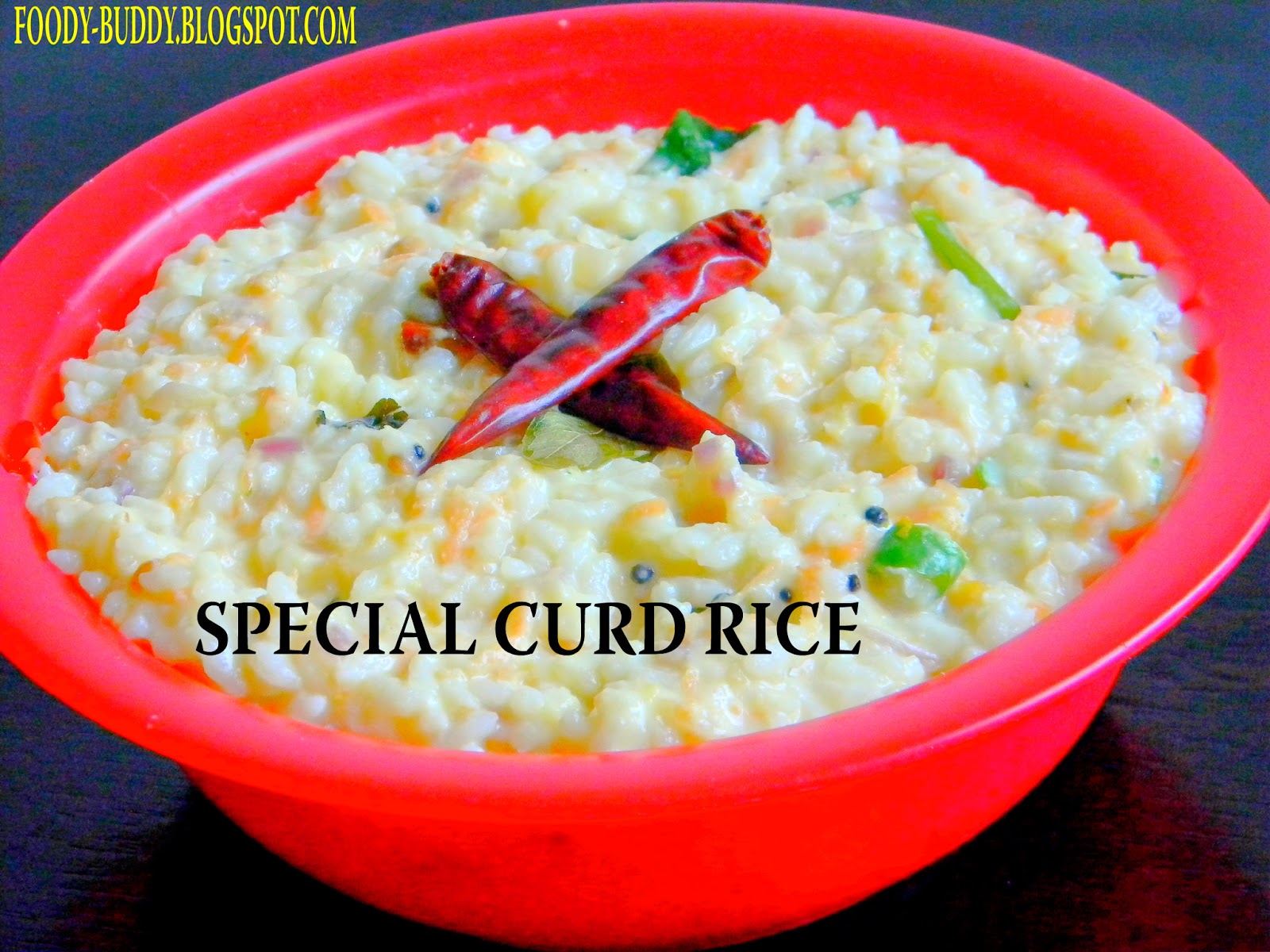 Foody Buddy SPECIAL CURD/YOGURT RICE OR THAYIR SADAM LUNCH BOX RECIPES