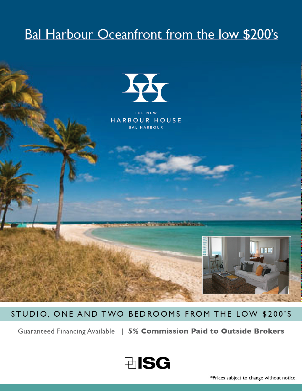 Harbour House Oceanfront from the low 200's