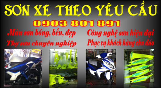 Sơn xe theo yêu cầu