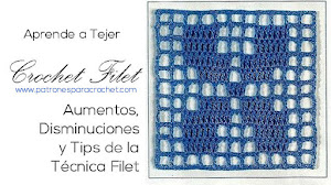 Cómo tejer crochet filet # 2 / Aumentos y disminuciones