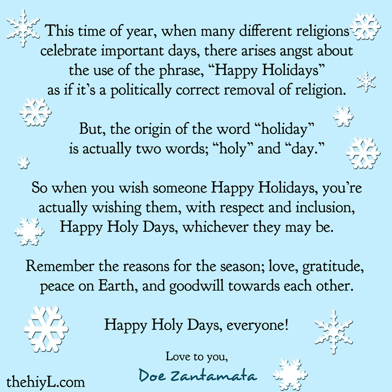 Happy Holidays