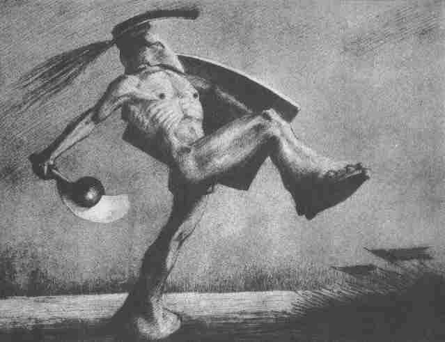 Zeichenblogger Zeichnung Zum Tag Der Krieg Alfred Kubin