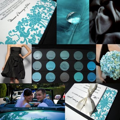 Romantic Decoration Teal Wedding Decorations