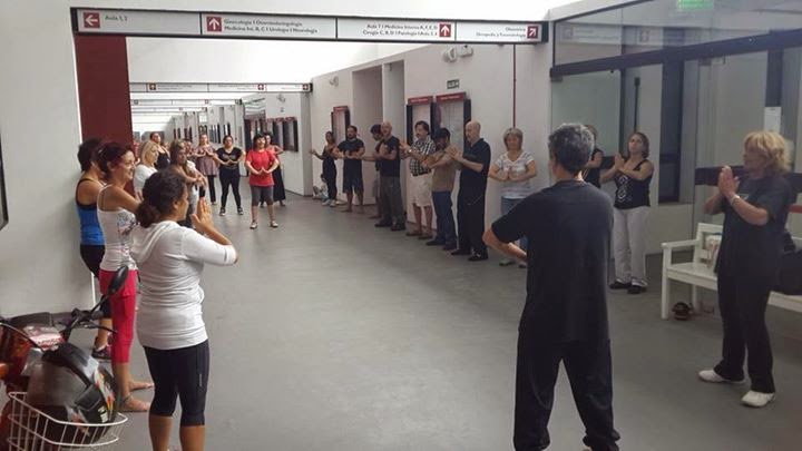 Clases en el Hospital San Martín