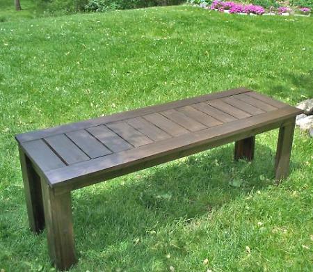 ana white simple bench
