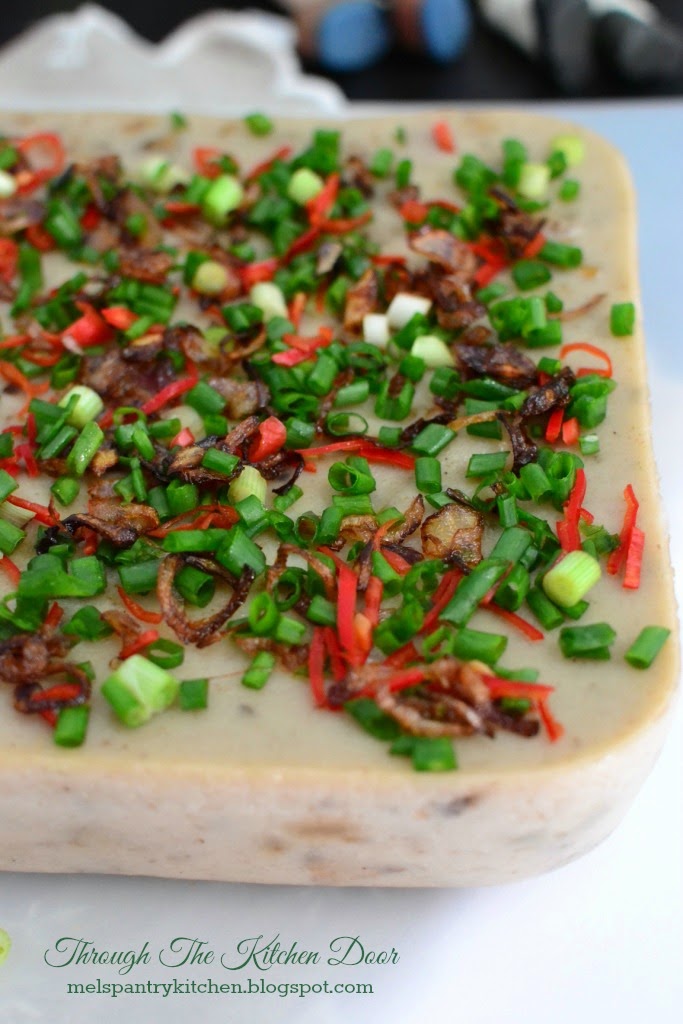 Through The Kitchen Door Steamed Yam Cake
