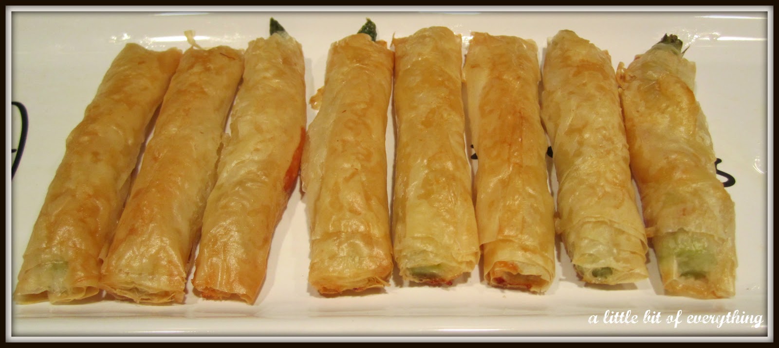 a little bit of everything Recipe Phyllo Wrapped Asparagus