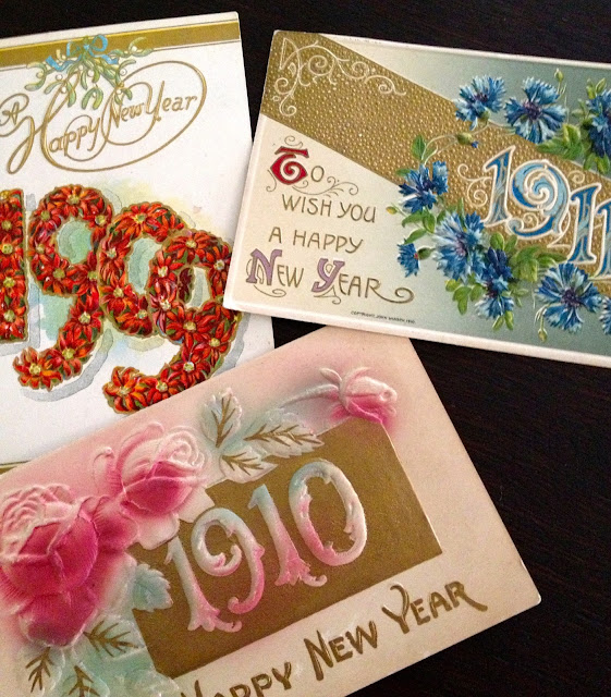 Vintage New Year's Eve Cards