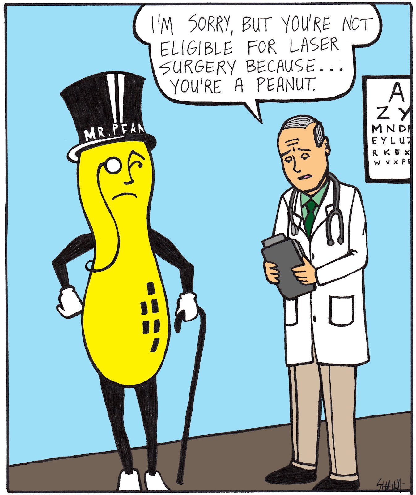 Life on Stilts Mr. Peanut