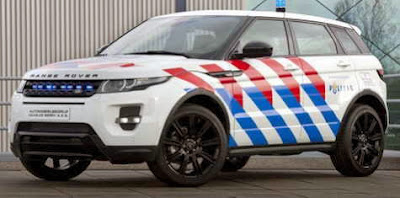 Gambar Modifikasi Mobil Range Rover Berbaju Polisi