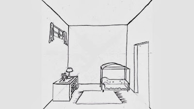 The Helpful Art Teacher: Draw a Surrealistic Room in One Point Perspective