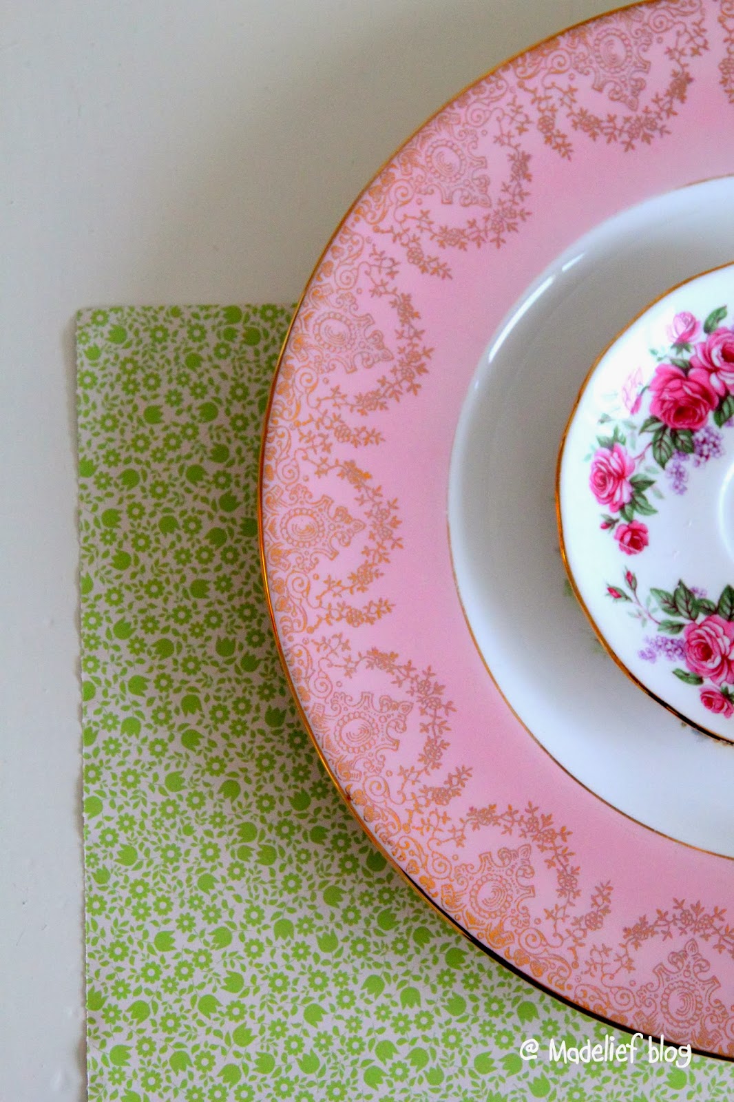 Madelief Vintage tea cup and coffee cup giveaway
