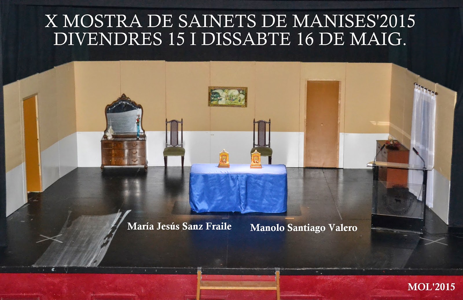 X MOSTRA DE SAINETS EN LLENGUA VALENCIANA. MANISES 2015