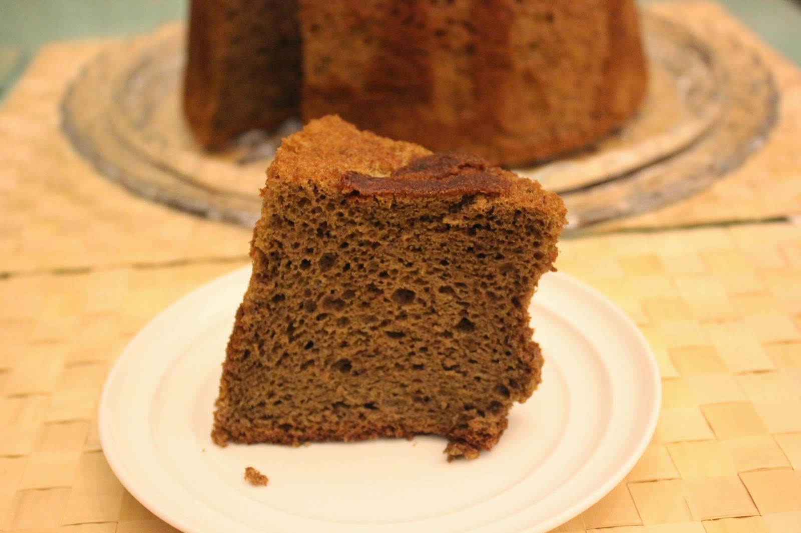 Food Maestro Black Glutinous Rice Flour with Palm Sugar Chiffon Cake