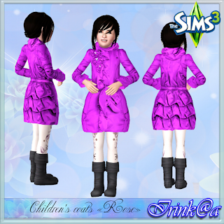 The Sims 3: Детская одежда - Страница 7 Children%27s+coats+Rose+by+Irink@a