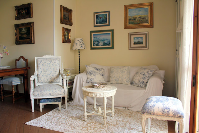 Colori pareti soggiorno shabby: colori alle pareti shabby chic ... Parete soggiorno provenzale
