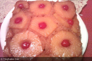 Pineapple upside down cake