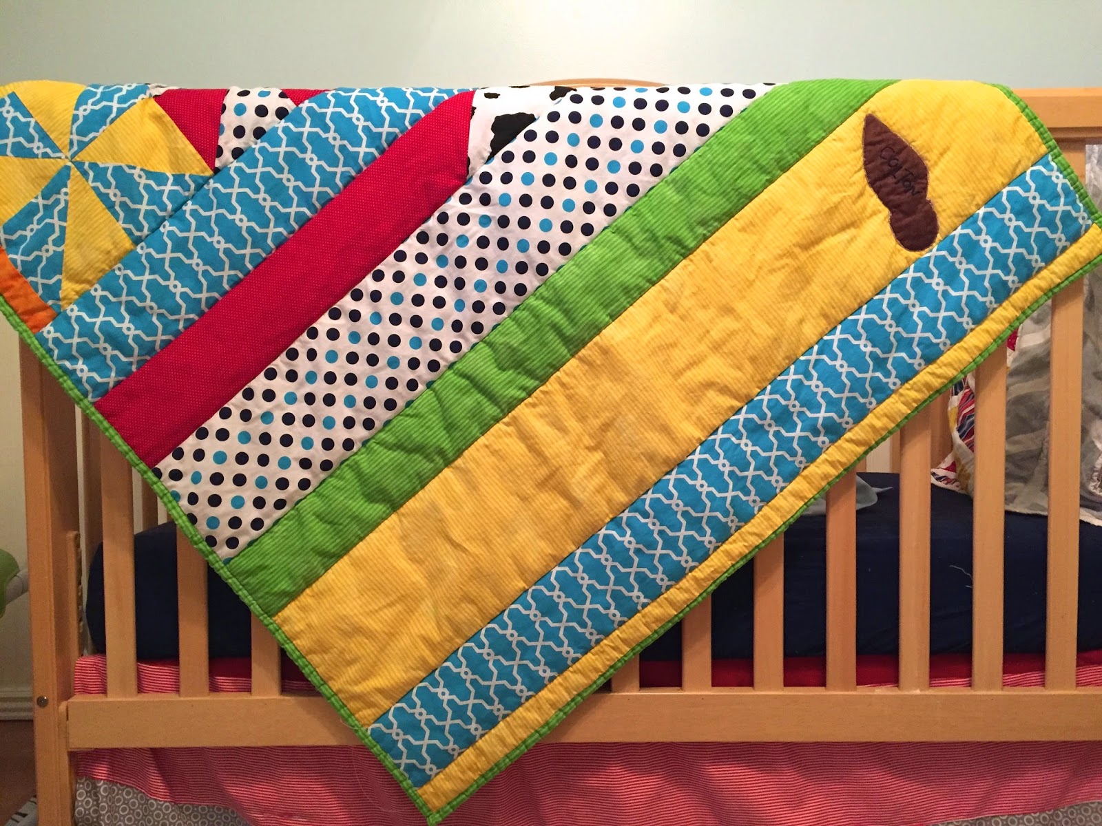 Crafting With Heart Colton's Toy Story Quilt