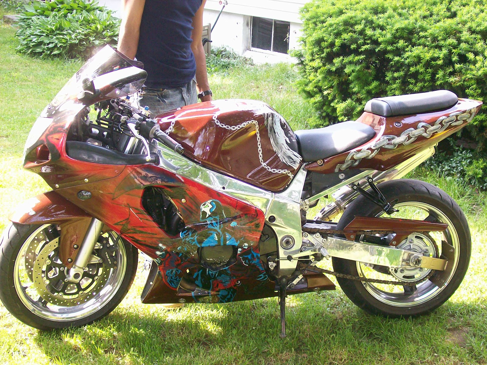 Airbrush Master Spawn Motorcycle