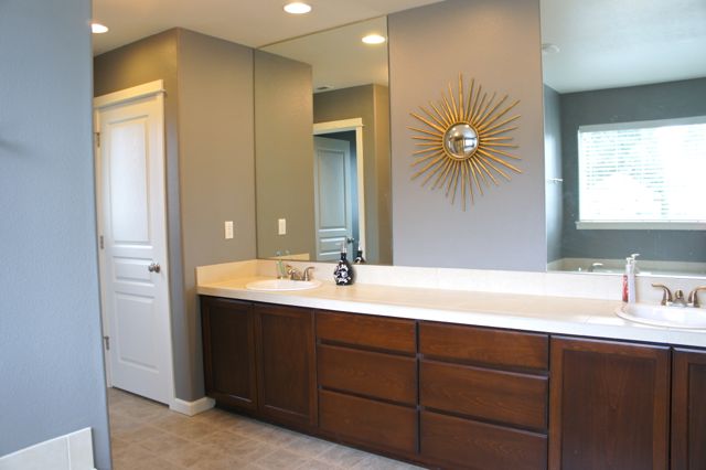 Pretty Dubs Wainscot In The Bathroom