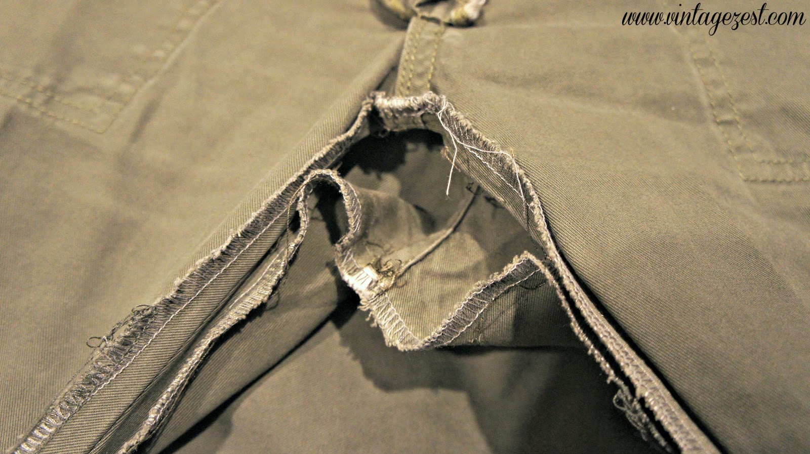 How to Mend a Ripped Seam Diane's Vintage Zest!