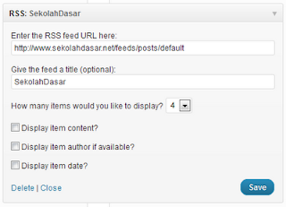 Membuat Widget RSS Newsfeed Blog Membuat Widget RSS Newsfeed Blog