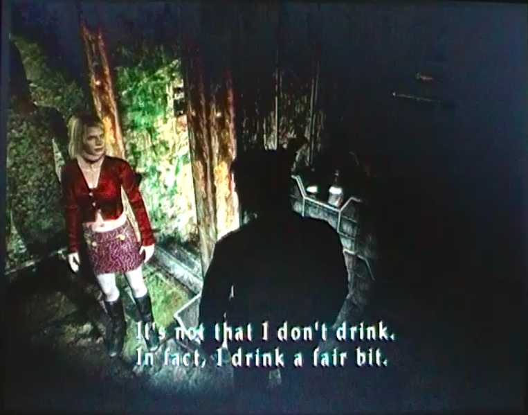 In Silent Hill 2, James enters a room containing a mannequin