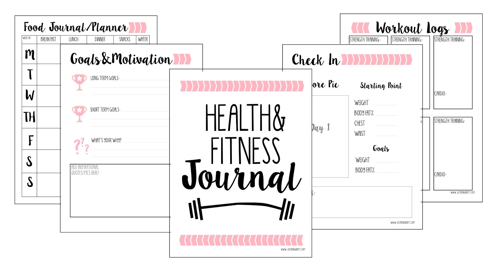 health journal template