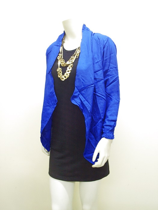 Model Baju Cardigan Ayu Ting Ting Warna Biru Model Baju Cardigan Ayu Ting Ting Warna Biru