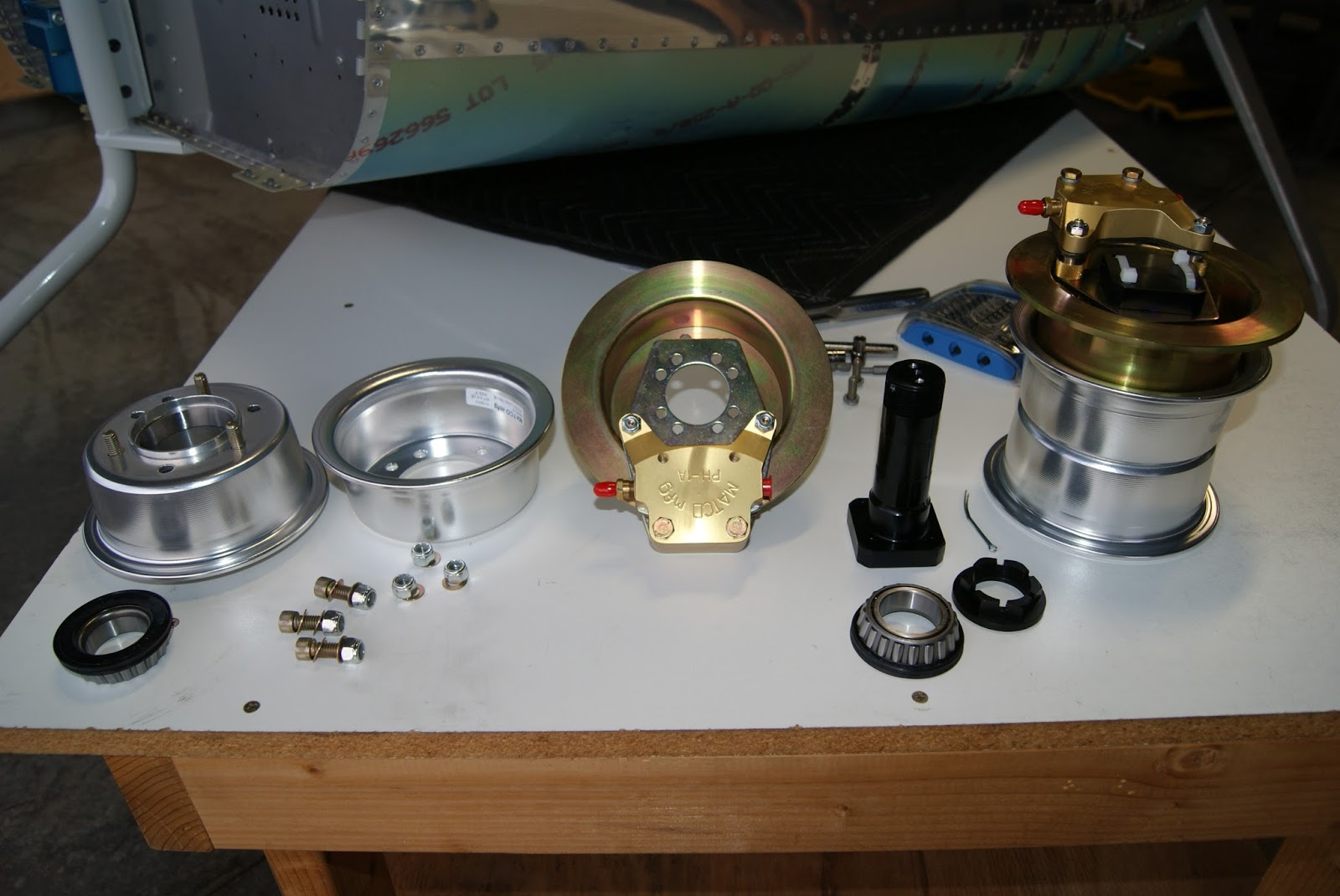 DOG Aviation John's RV12 Blog Instillation of Matco Wheels & Brake
